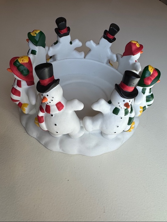 PartyLite Other - PARTYLITE Snowmen Candle Holder